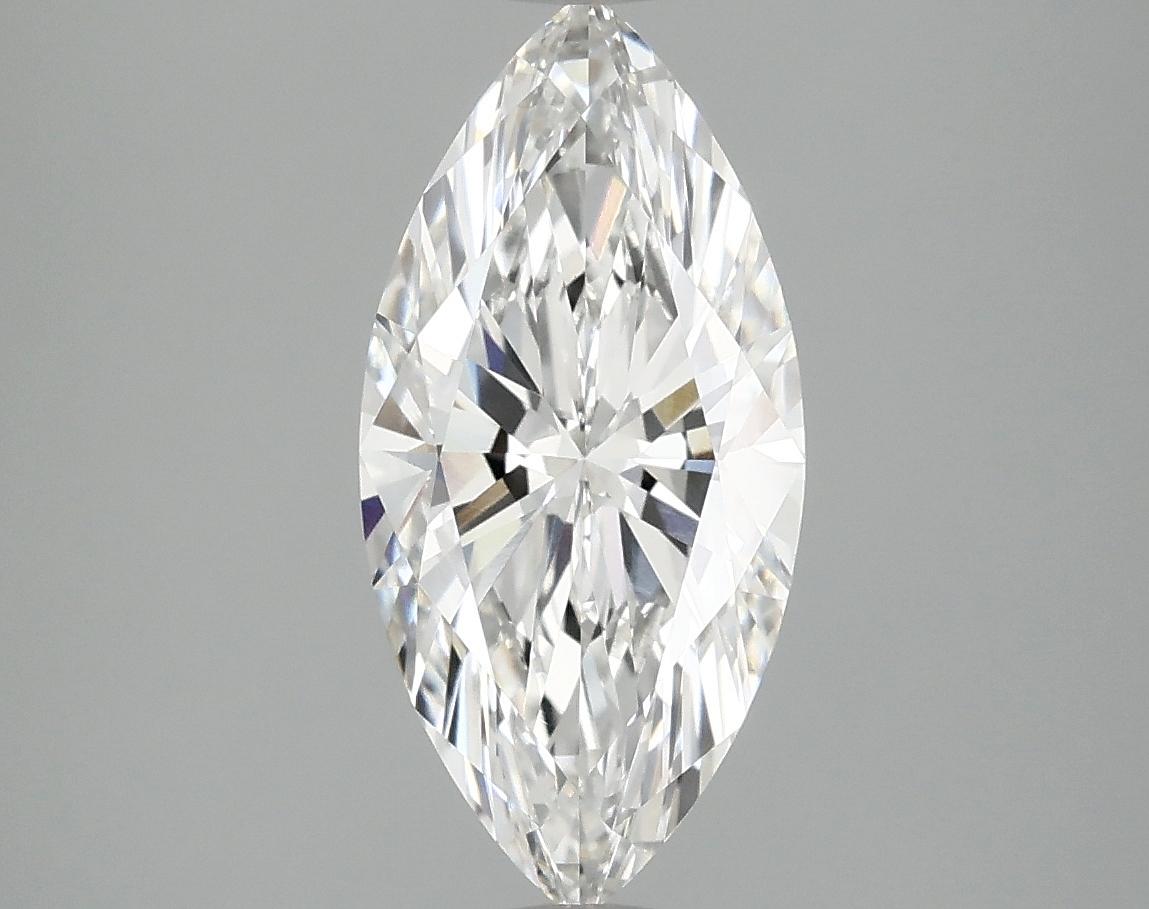 2.1 Carat Marquise Shaped Excellent Cut VVS2 IGI Certified Lab Grown Diamond