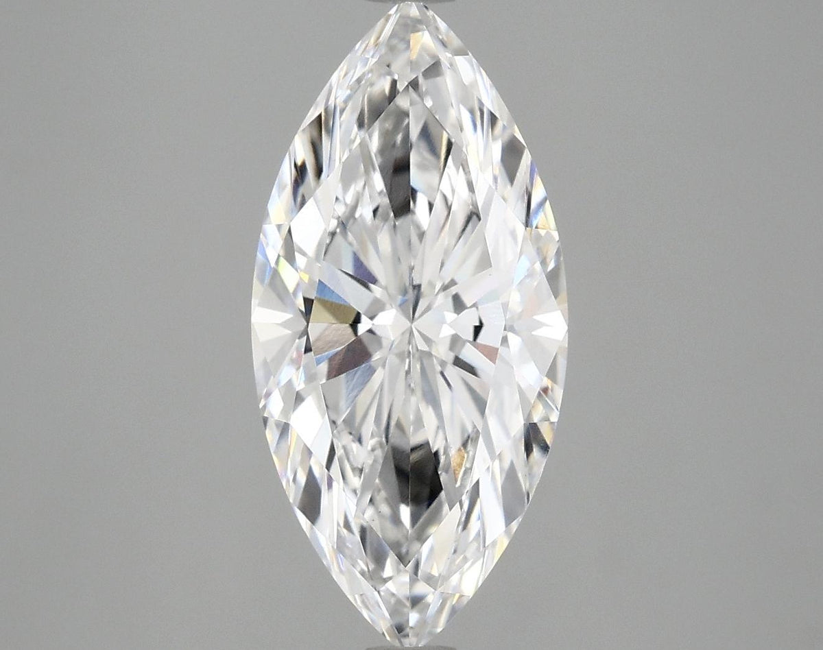 3.1 Carat Marquise Shaped Excellent Cut VVS2 IGI Certified Lab Grown Diamond
