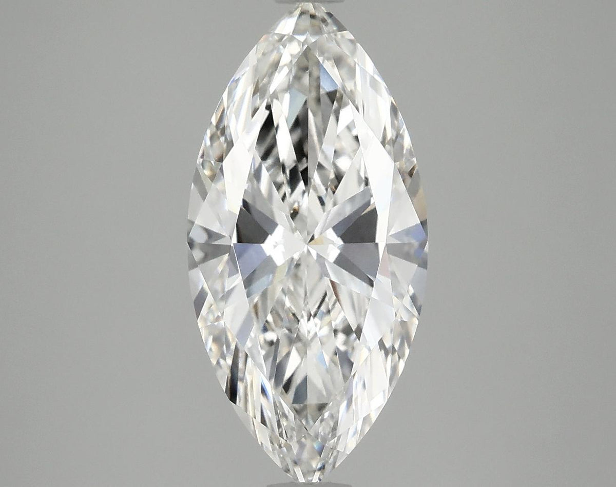2.97 Carat Marquise Shaped Ideal Cut VVS2 IGI Certified Lab Grown Diamond