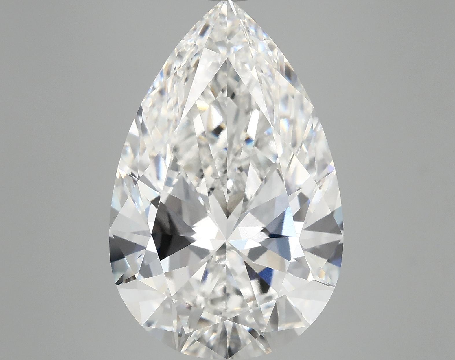9.01 Carat Pear Shaped Ideal Cut VVS2 IGI Certified Lab Grown Diamond