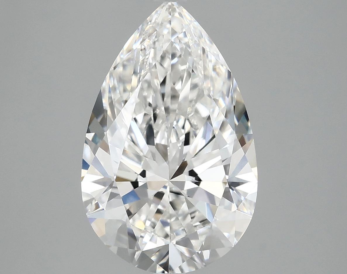 4.0 Carat Pear Shaped Ideal Cut VVS2 IGI Certified Lab Grown Diamond