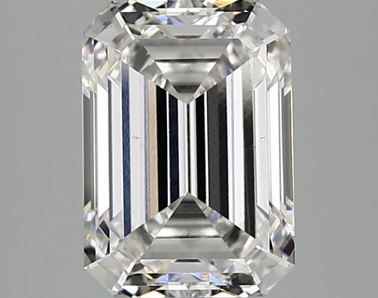 3.09 Carat Emerald Shaped Ideal Cut VS1 IGI Certified Lab Grown Diamond