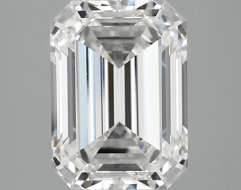 2.97 Carat Emerald Shaped Excellent Cut VVS2 IGI Certified Lab Grown Diamond