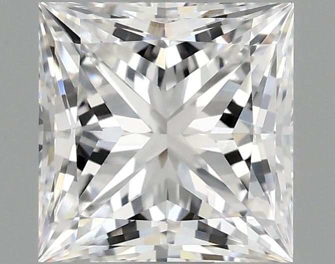0.99 Carat Princess Shaped Ideal Cut VVS2 IGI Certified Lab Grown Diamond