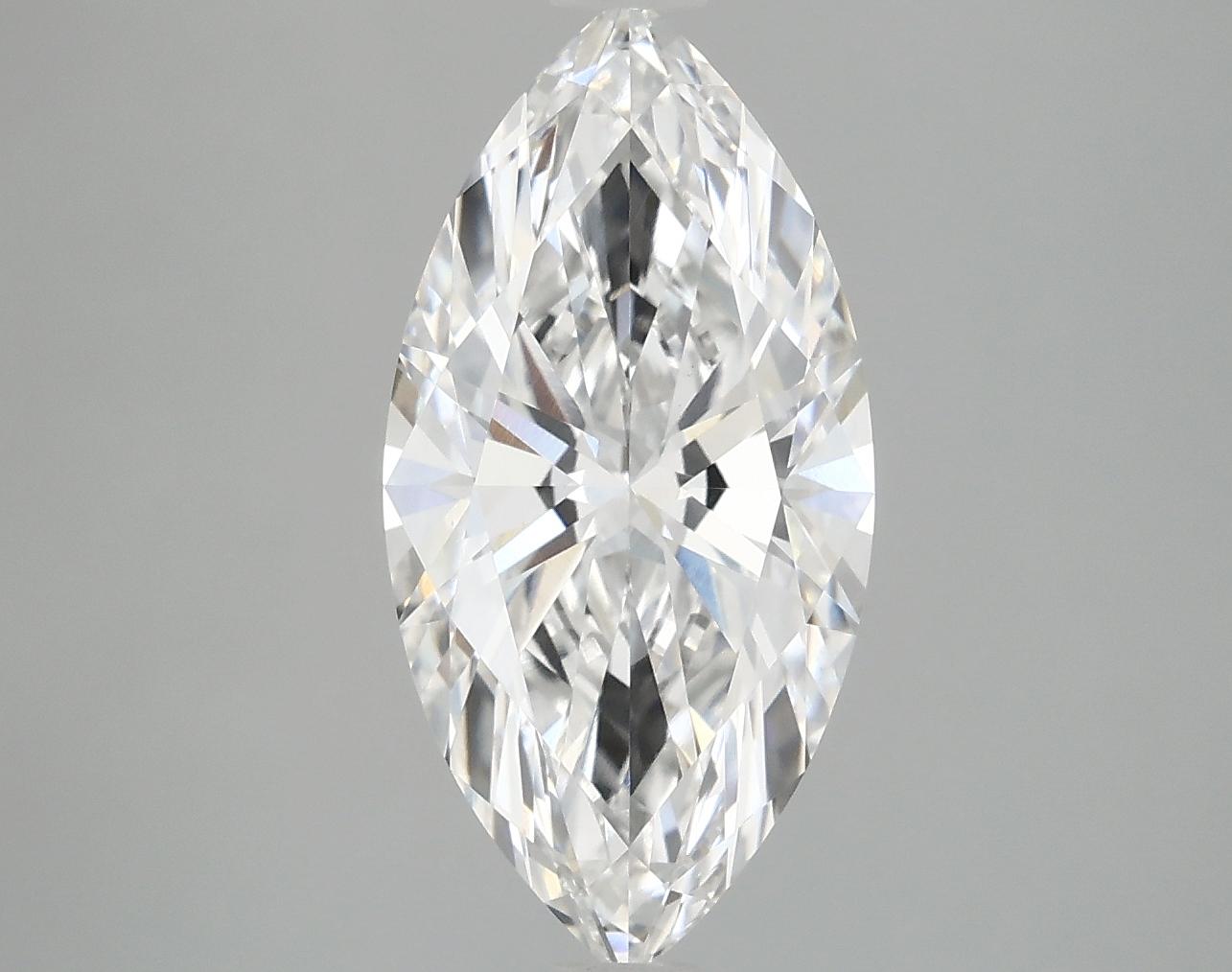 2.97 Carat Marquise Shaped Ideal Cut VVS2 IGI Certified Lab Grown Diamond