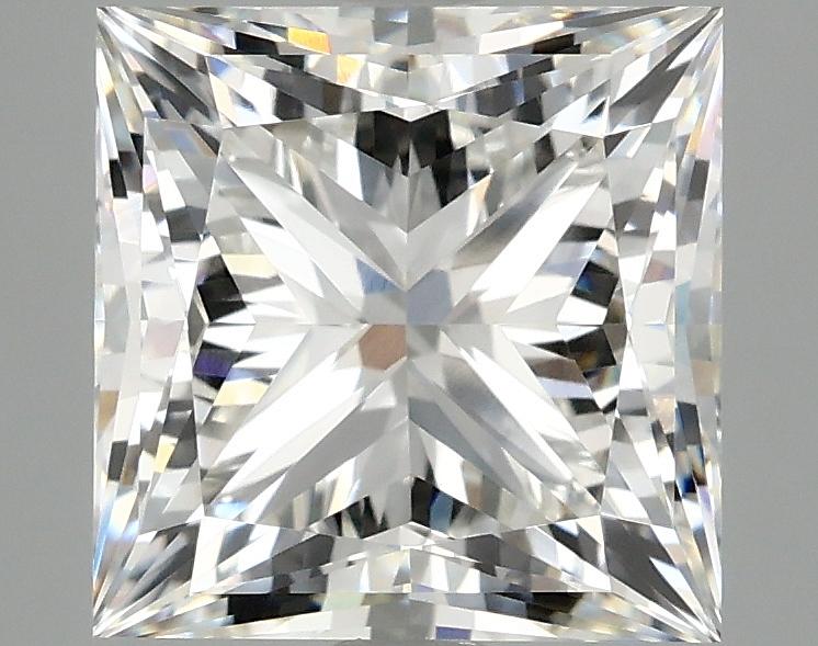 4.15 Carat Princess Shaped Ideal Cut VVS2 IGI Certified Lab Grown Diamond