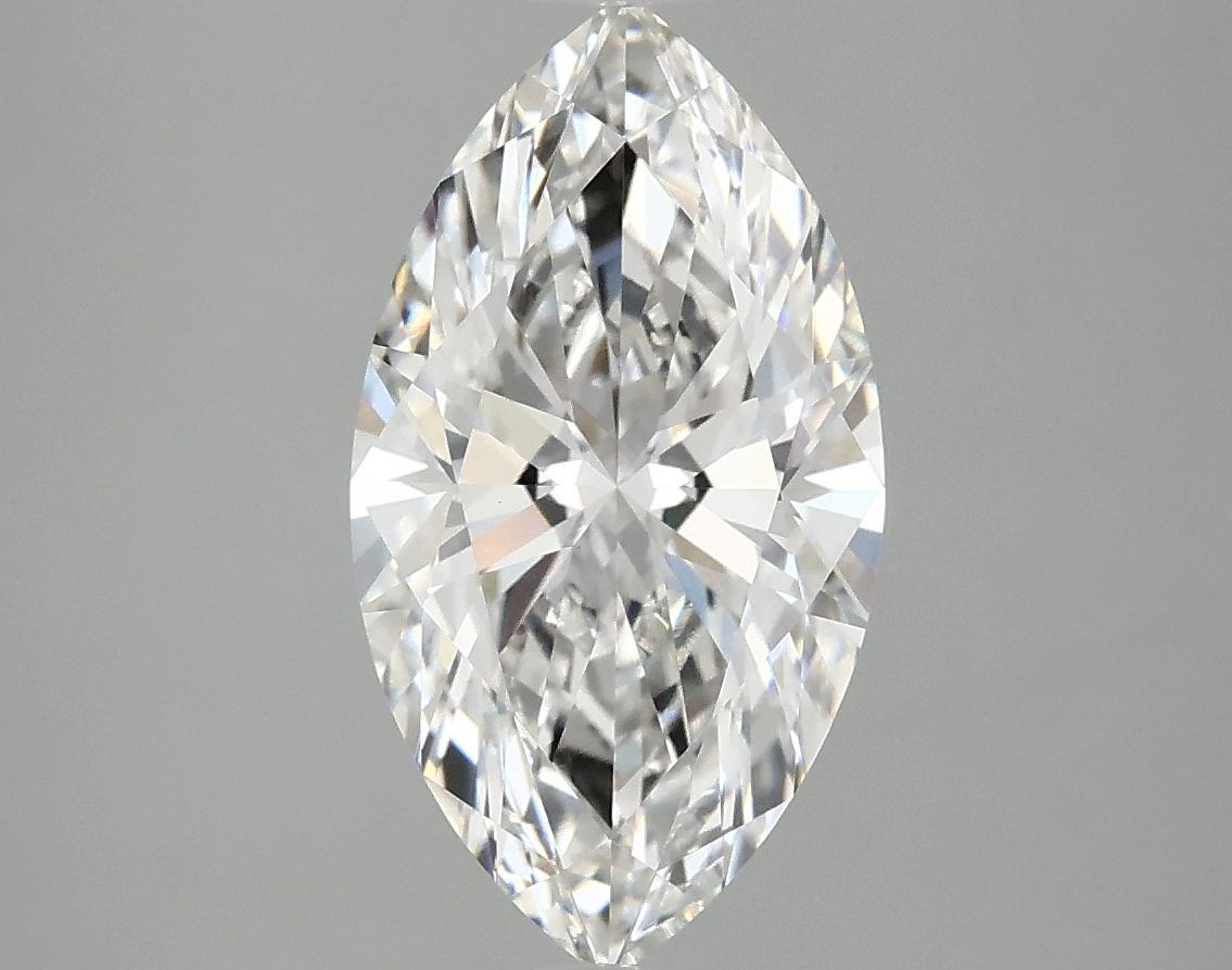 2.59 Carat Marquise Shaped Excellent Cut VVS2 IGI Certified Lab Grown Diamond