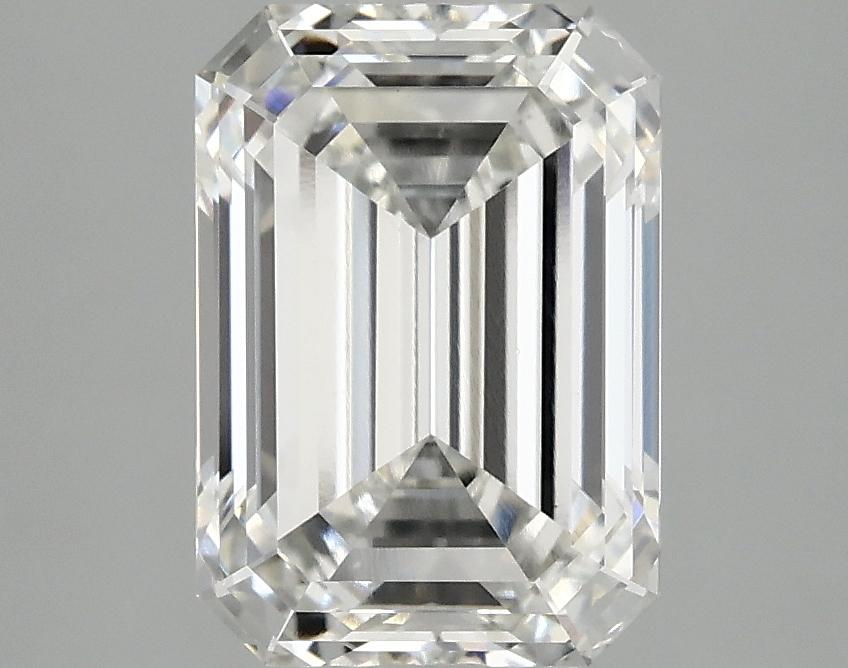 3.1 Carat Emerald Shaped Ideal Cut VVS2 IGI Certified Lab Grown Diamond