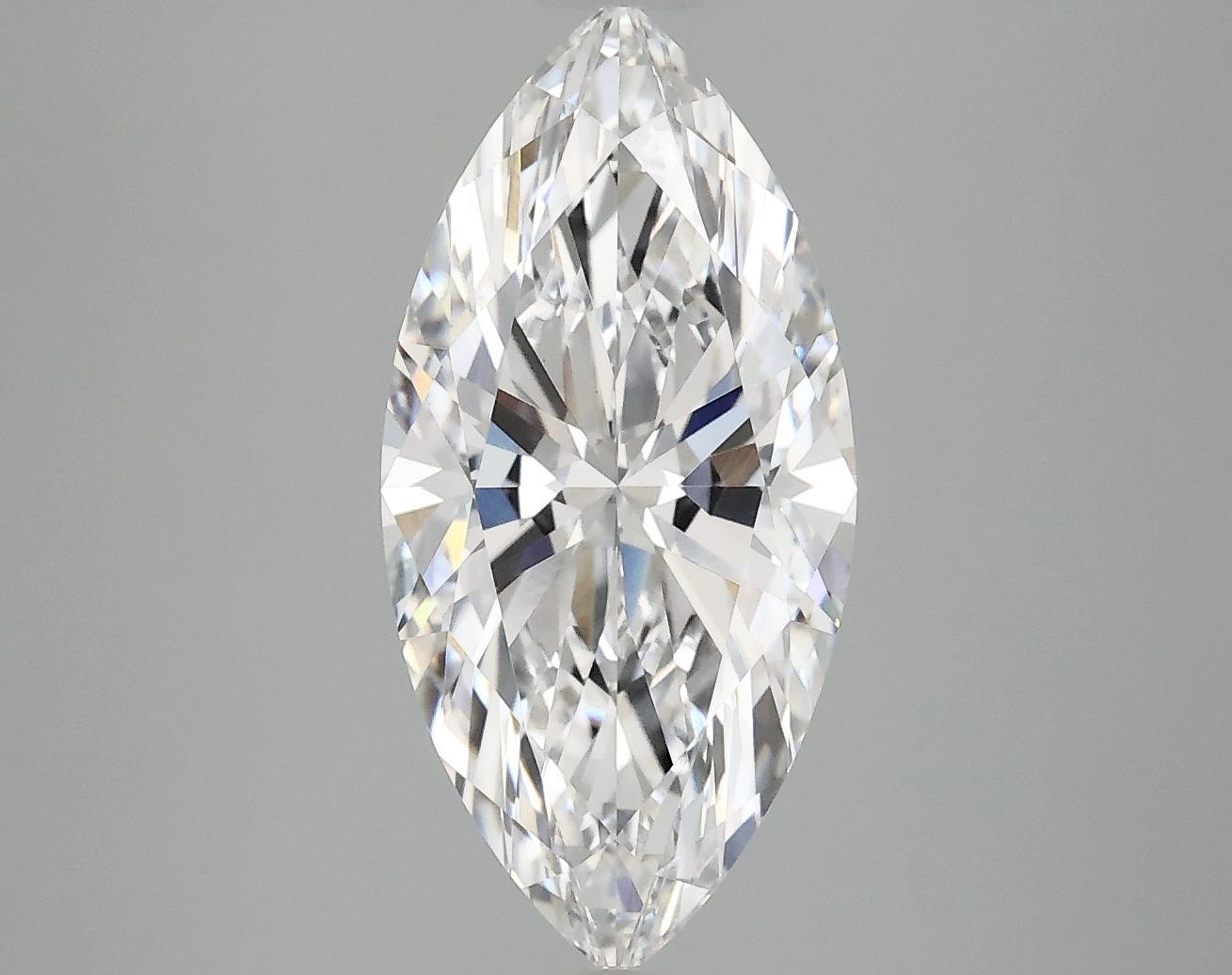 3.06 Carat Marquise Shaped Excellent Cut VS1 IGI Certified Lab Grown Diamond