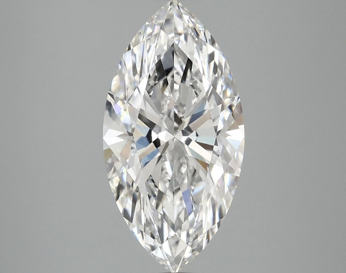 3.07 Carat Marquise Shaped Ideal Cut VVS2 IGI Certified Lab Grown Diamond