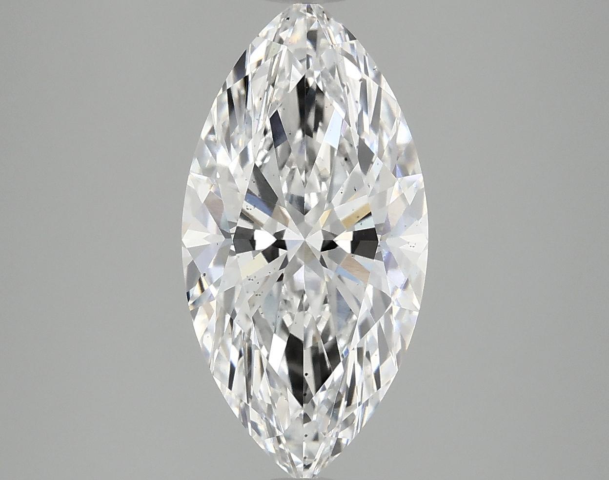 2.84 Carat Marquise Shaped Ideal Cut SI1 IGI Certified Lab Grown Diamond