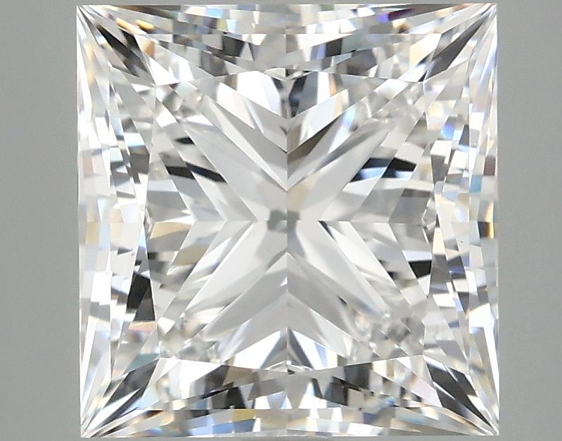 4.91 Carat Princess Shaped Ideal Cut VVS2 IGI Certified Lab Grown Diamond