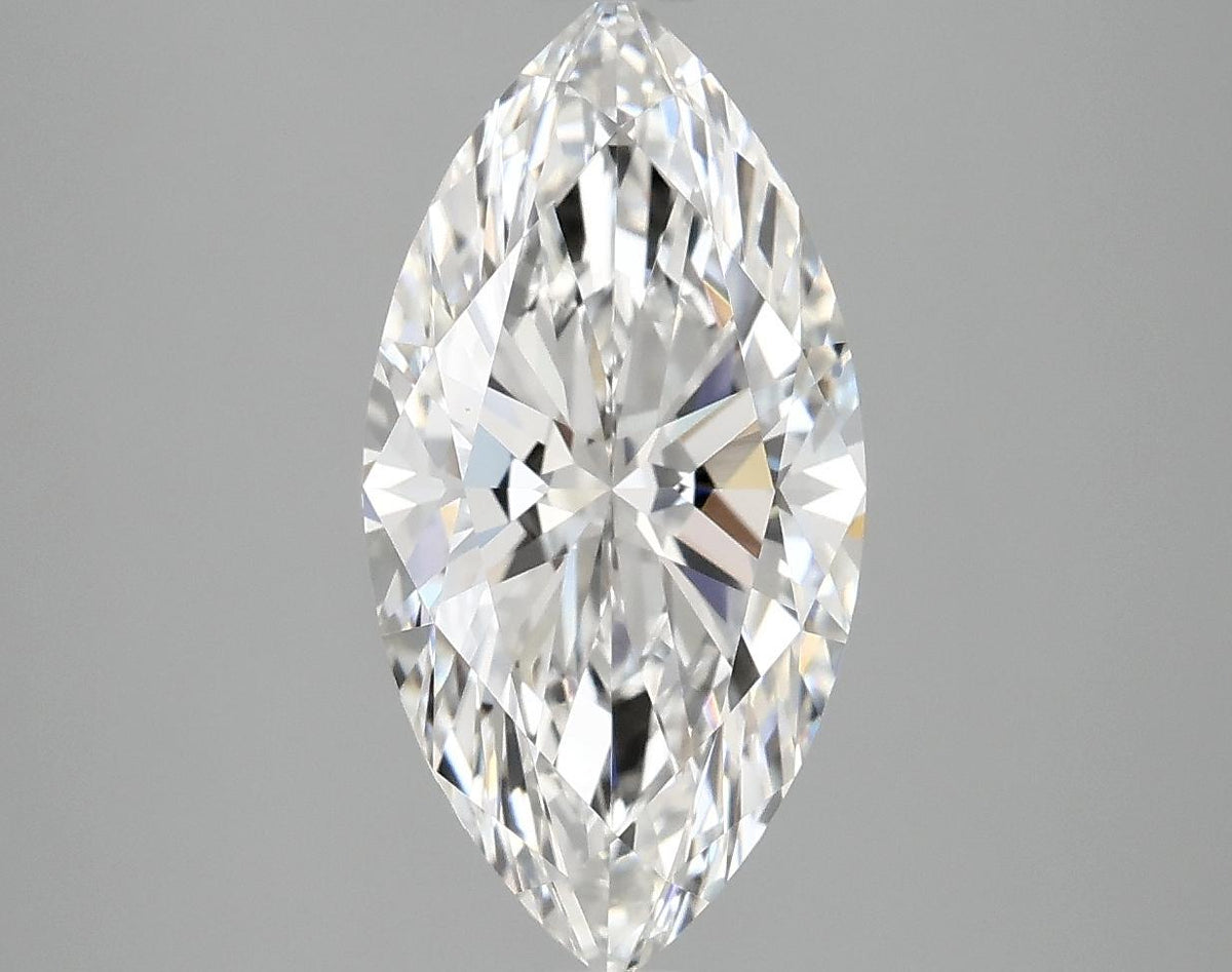 3.09 Carat Marquise Shaped Ideal Cut VVS2 IGI Certified Lab Grown Diamond