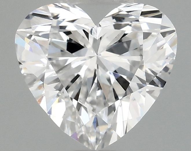 0.98 Carat Heart Shaped Ideal Cut VVS2 IGI Certified Lab Grown Diamond