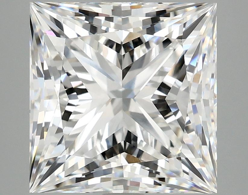 5.05 Carat Princess Shaped Ideal Cut VVS2 IGI Certified Lab Grown Diamond