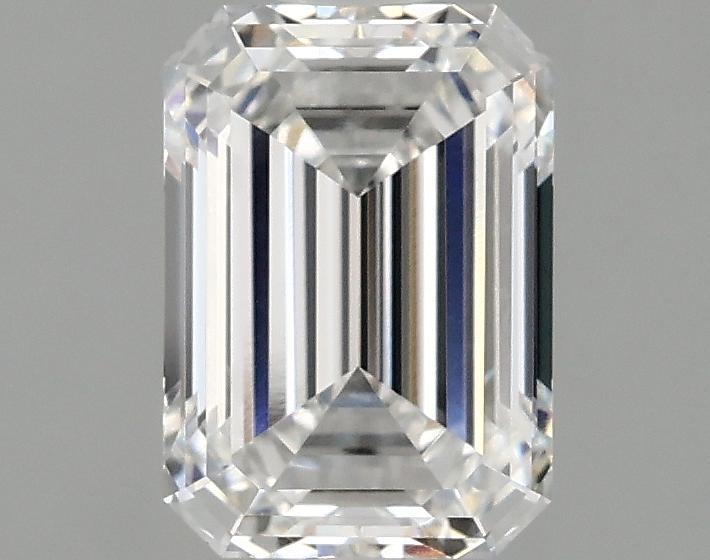 1.59 Carat Emerald Shaped Ideal Cut VVS2 IGI Certified Lab Grown Diamond