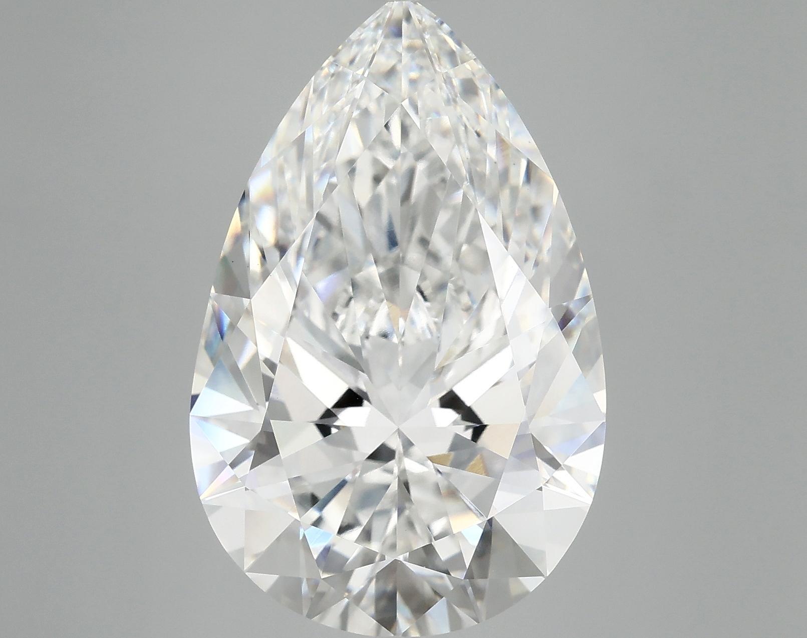 10.18 Carat Pear Shaped Ideal Cut VVS2 IGI Certified Lab Grown Diamond