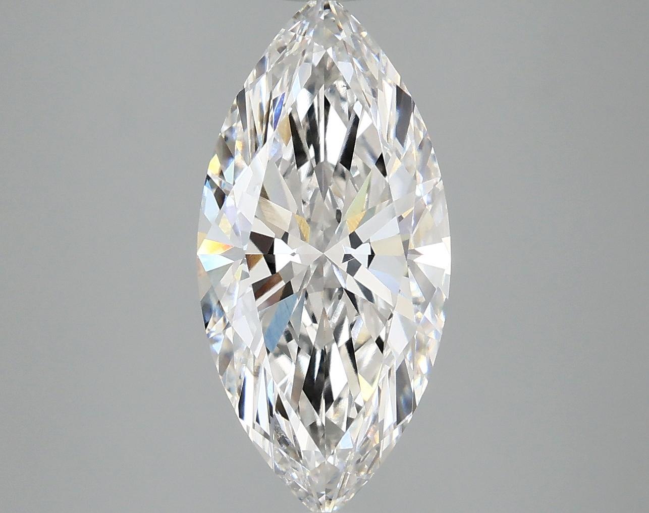 2.97 Carat Marquise Shaped Excellent Cut VS1 IGI Certified Lab Grown Diamond