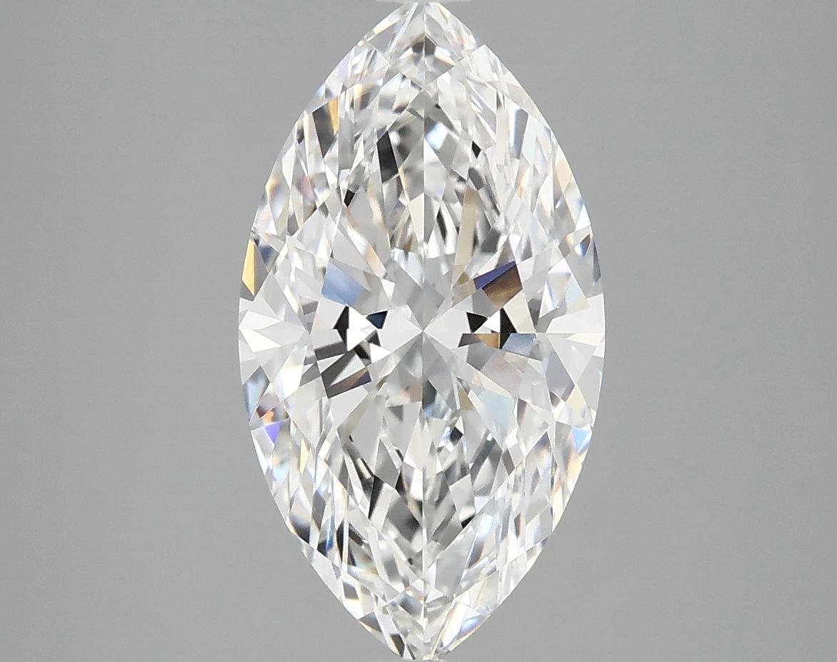 3.03 Carat Marquise Shaped Excellent Cut VVS2 IGI Certified Lab Grown Diamond