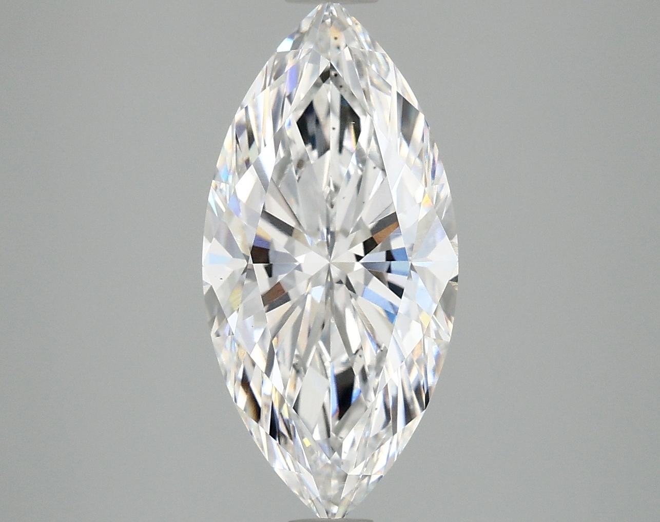 3.02 Carat Marquise Shaped Excellent Cut VS2 IGI Certified Lab Grown Diamond