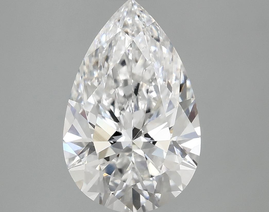 2.97 Carat Pear Shaped Ideal Cut VVS2 IGI Certified Lab Grown Diamond