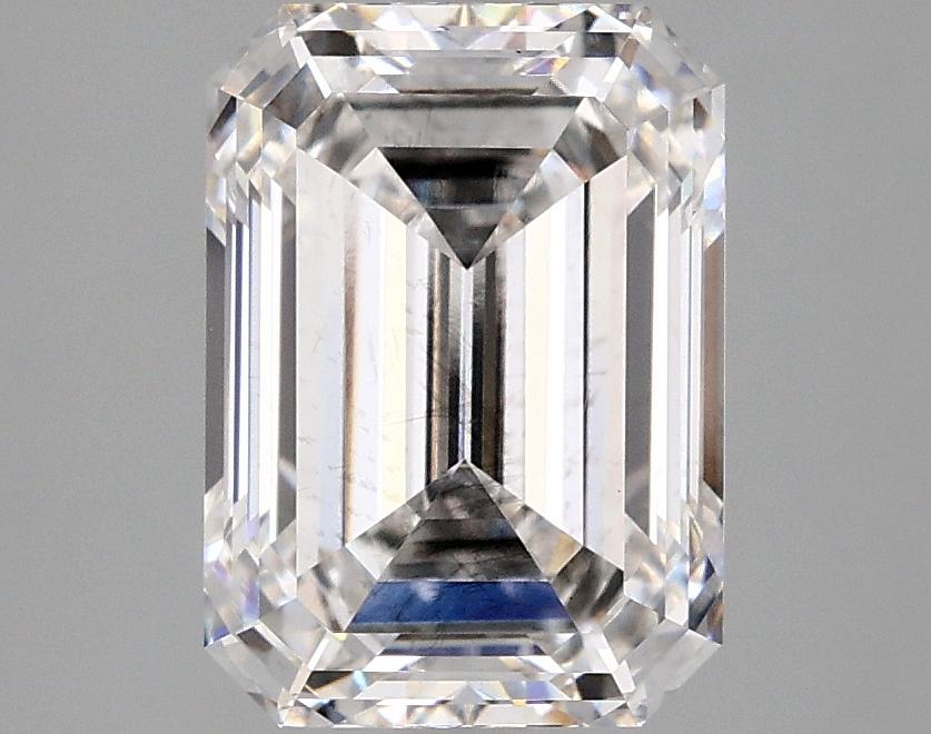 3.06 Carat Emerald Shaped Excellent Cut SI1 IGI Certified Lab Grown Diamond