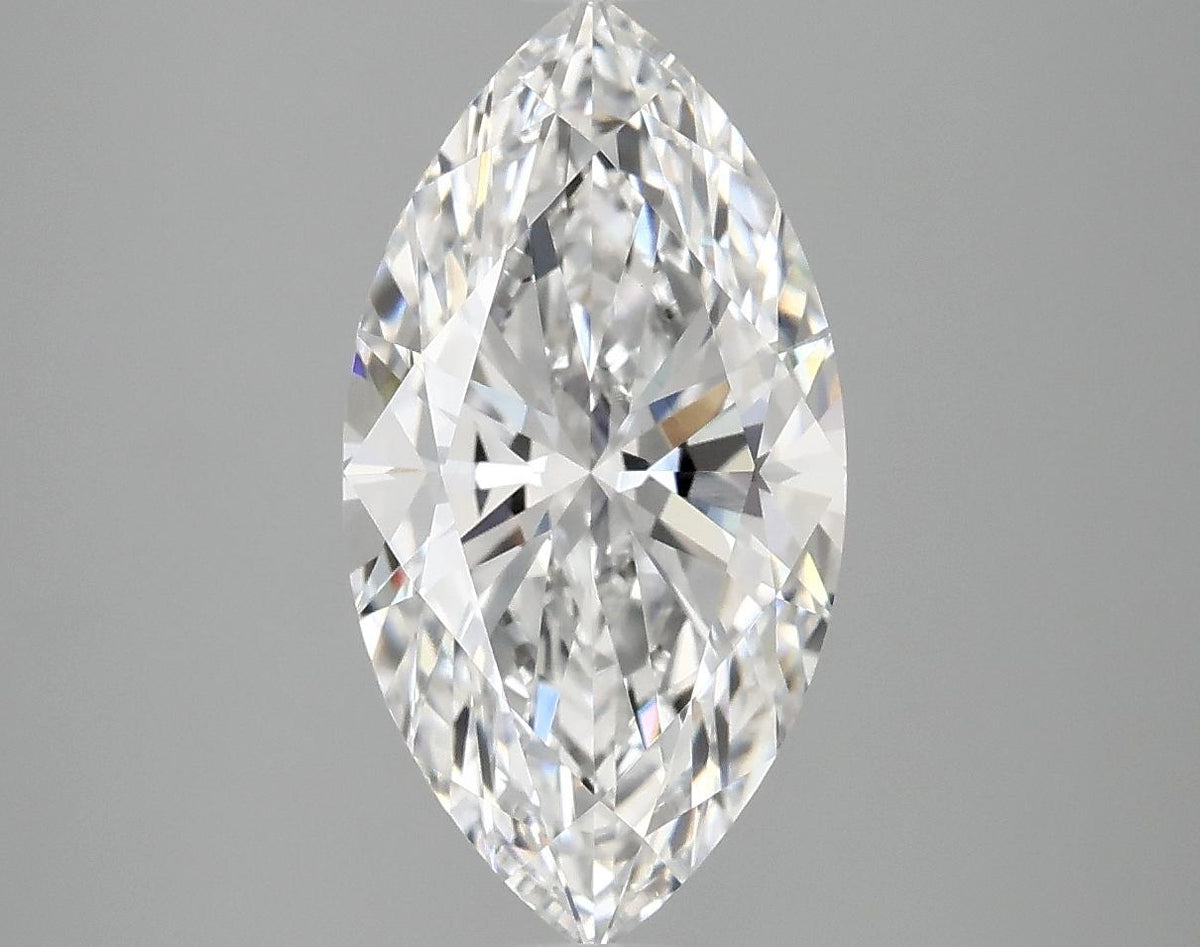 3.08 Carat Marquise Shaped Ideal Cut VVS2 IGI Certified Lab Grown Diamond