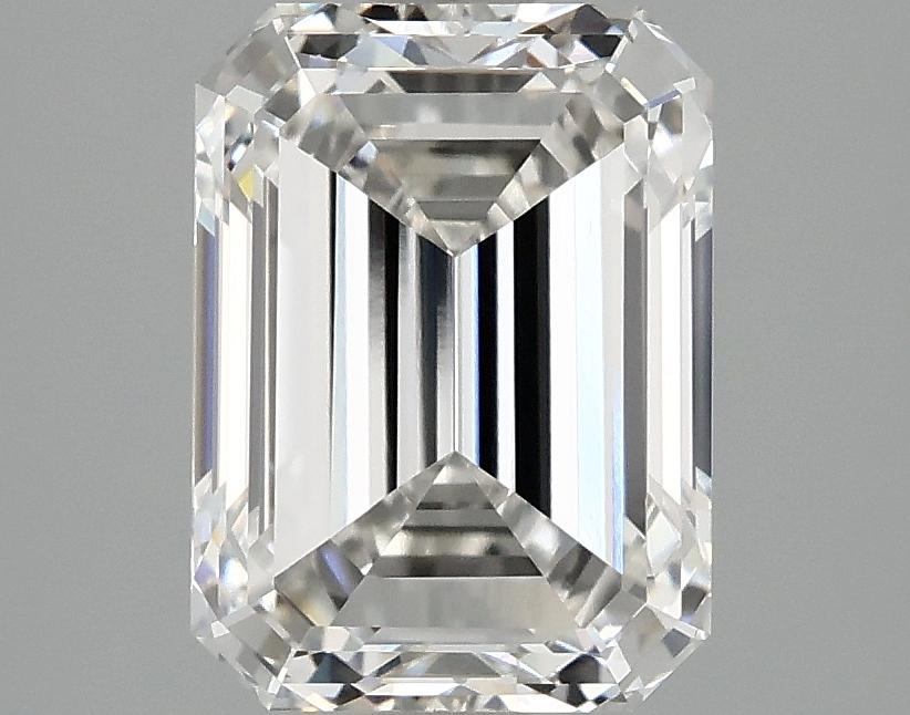 3.06 Carat Emerald Shaped Excellent Cut VVS2 IGI Certified Lab Grown Diamond