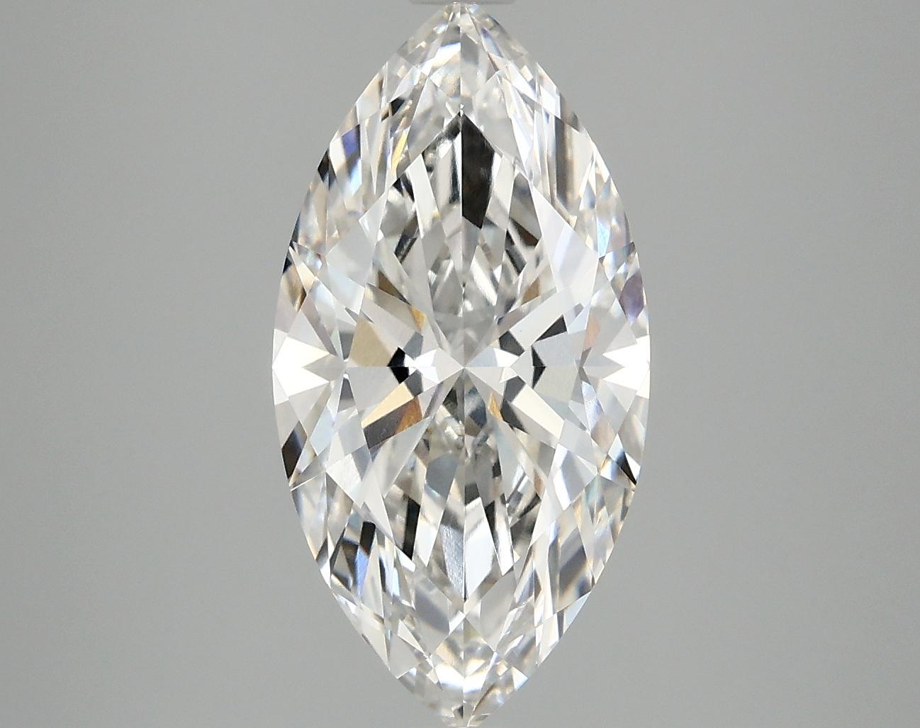 3.1 Carat Marquise Shaped Ideal Cut VVS2 IGI Certified Lab Grown Diamond