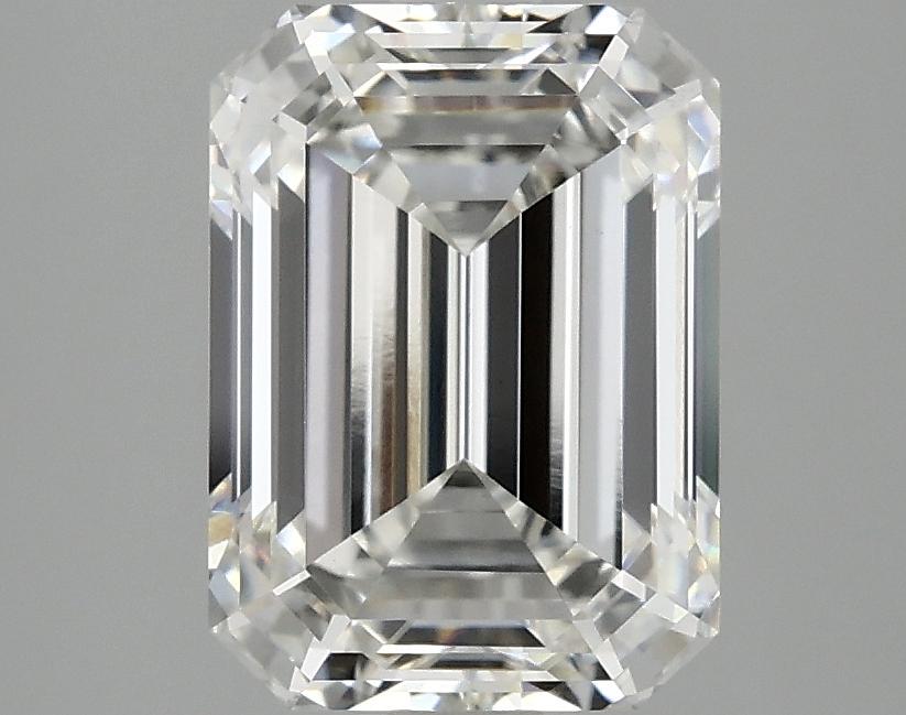 3.05 Carat Emerald Shaped Excellent Cut VVS2 IGI Certified Lab Grown Diamond
