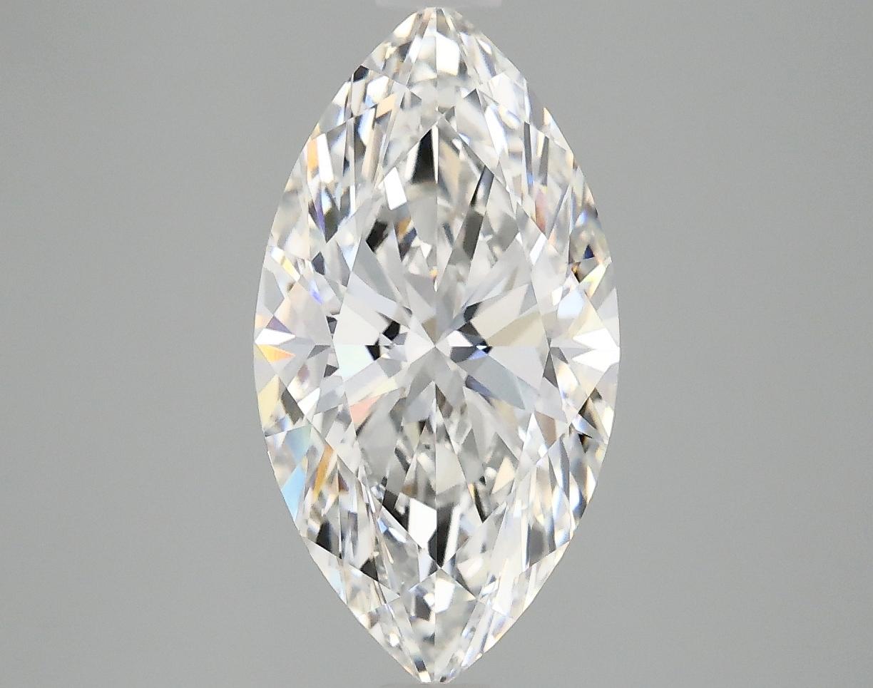 3.04 Carat Marquise Shaped Excellent Cut VVS2 IGI Certified Lab Grown Diamond