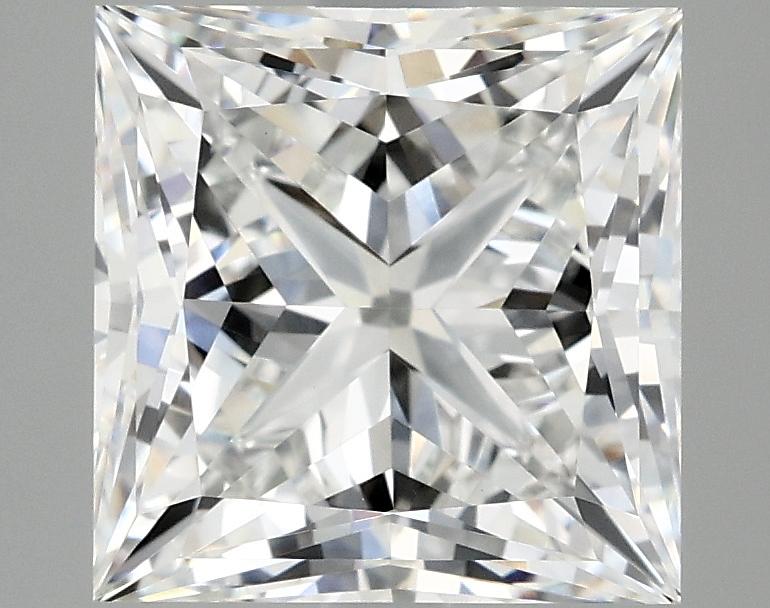 4.14 Carat Princess Shaped Ideal Cut VVS2 IGI Certified Lab Grown Diamond