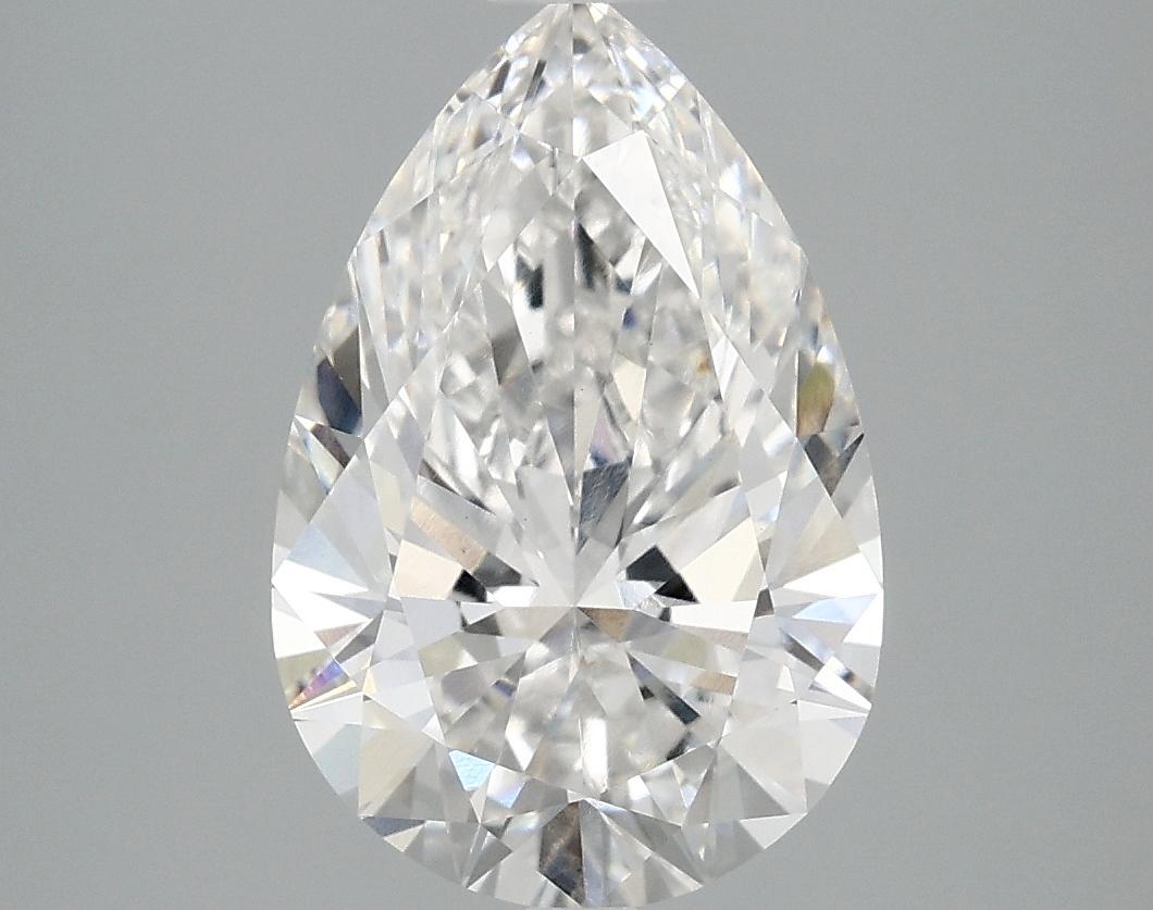 3.08 Carat Pear Shaped Excellent Cut VVS2 IGI Certified Lab Grown Diamond