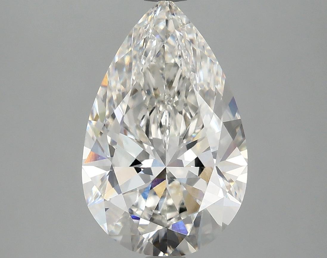 3.09 Carat Pear Shaped Ideal Cut VS1 IGI Certified Lab Grown Diamond