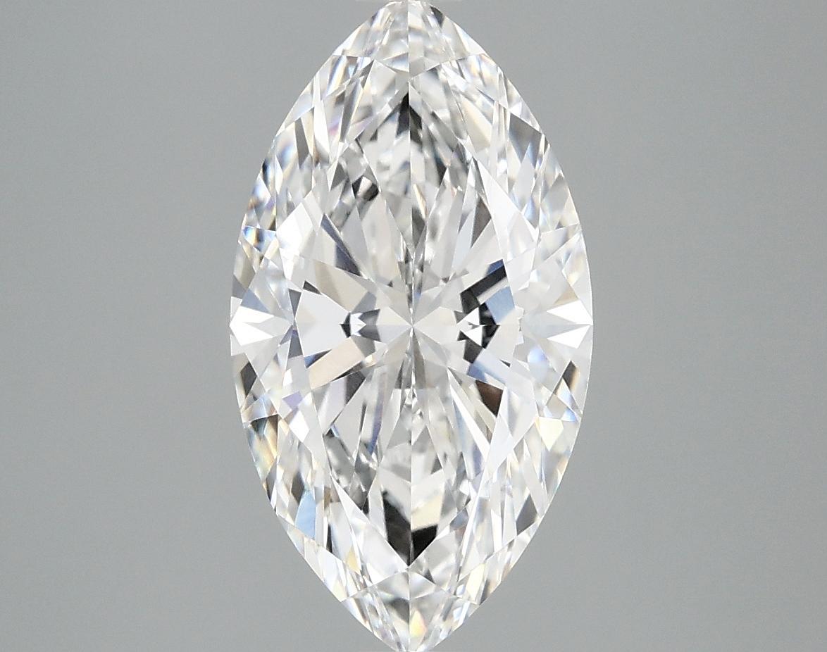 3.02 Carat Marquise Shaped Excellent Cut VVS2 IGI Certified Lab Grown Diamond