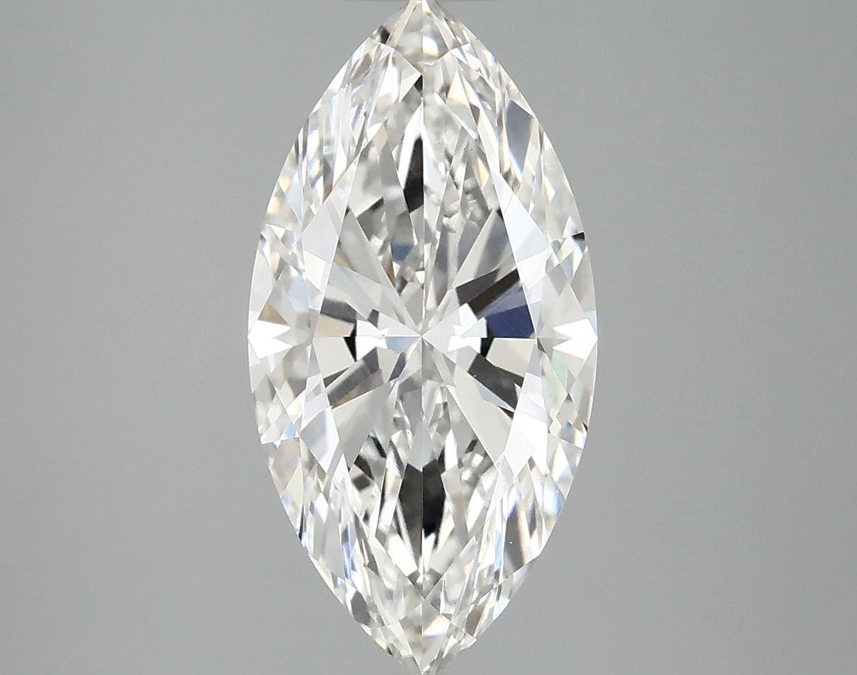 2.97 Carat Marquise Shaped Ideal Cut VVS2 IGI Certified Lab Grown Diamond