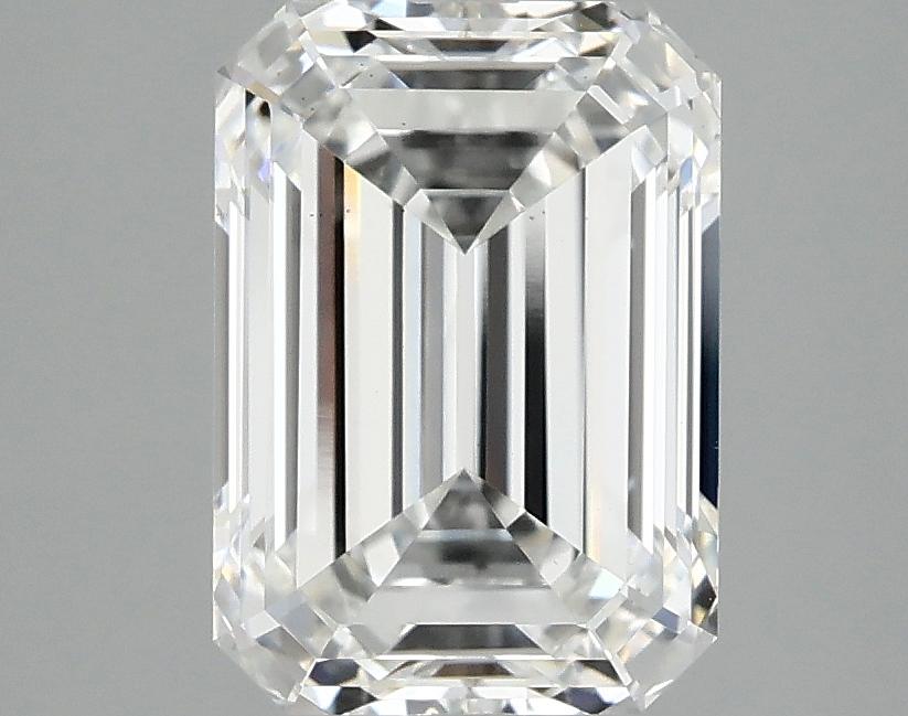 2.86 Carat Emerald Shaped Ideal Cut VS2 IGI Certified Lab Grown Diamond