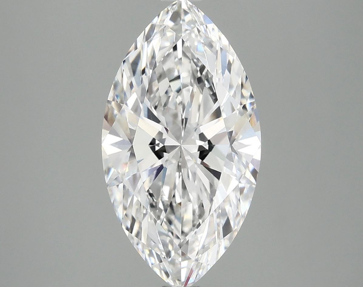 3.06 Carat Marquise Shaped Excellent Cut VVS2 IGI Certified Lab Grown Diamond