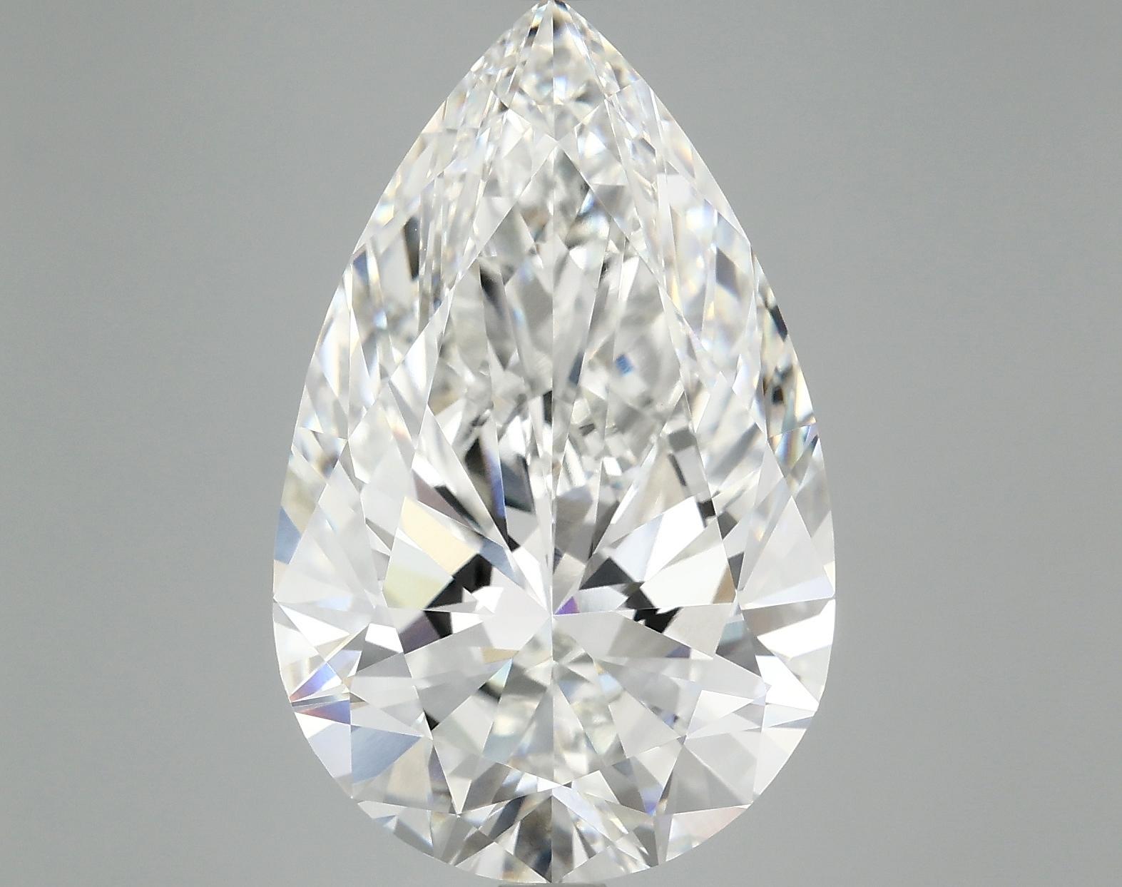 9.24 Carat Pear Shaped Ideal Cut VVS2 IGI Certified Lab Grown Diamond