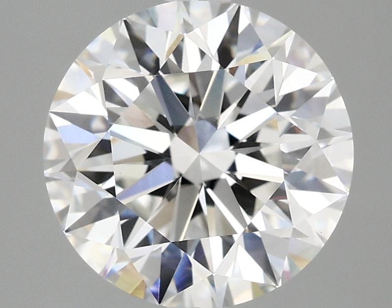 3.07 Carat Round Shaped Excellent Cut VVS2 IGI Certified Lab Grown Diamond