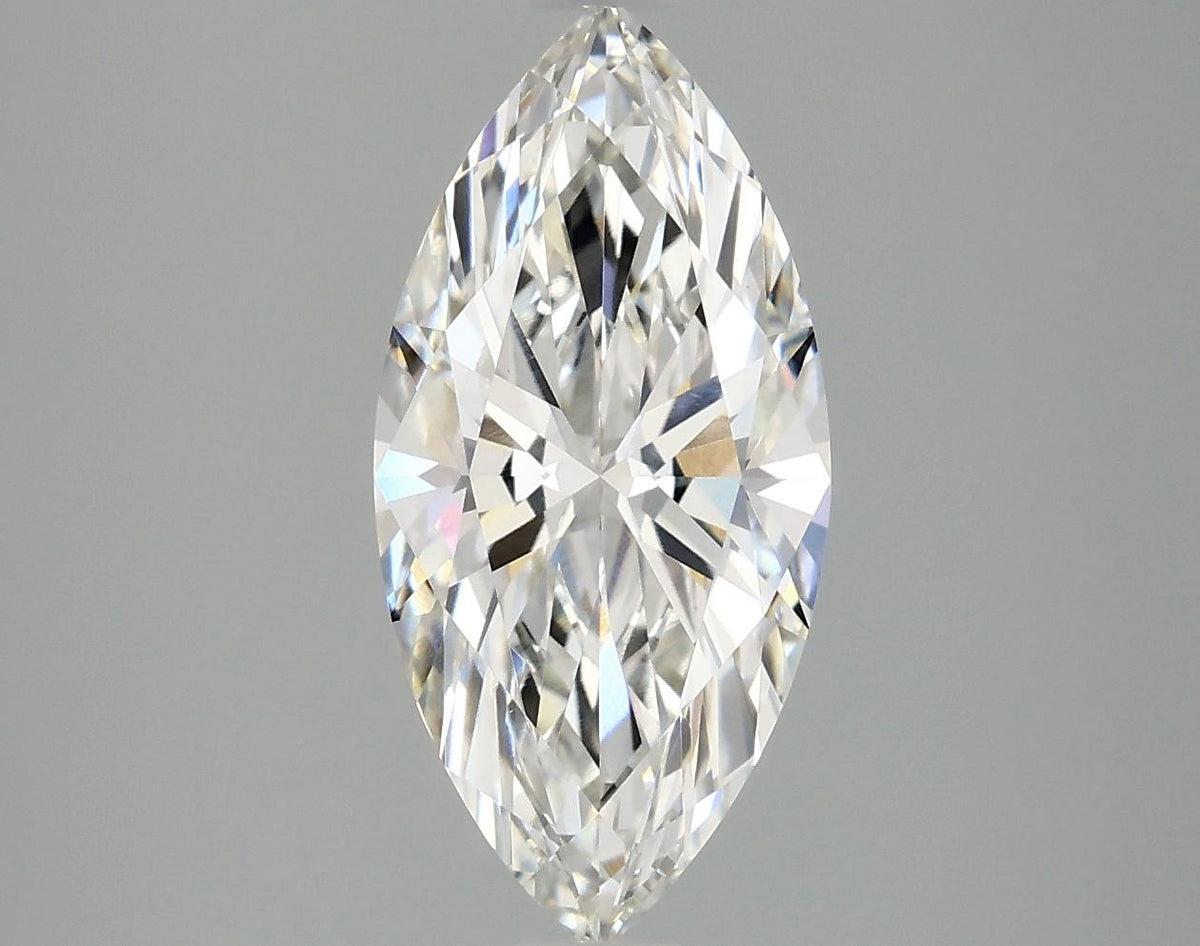 2.05 Carat Marquise Shaped Excellent Cut VVS2 IGI Certified Lab Grown Diamond