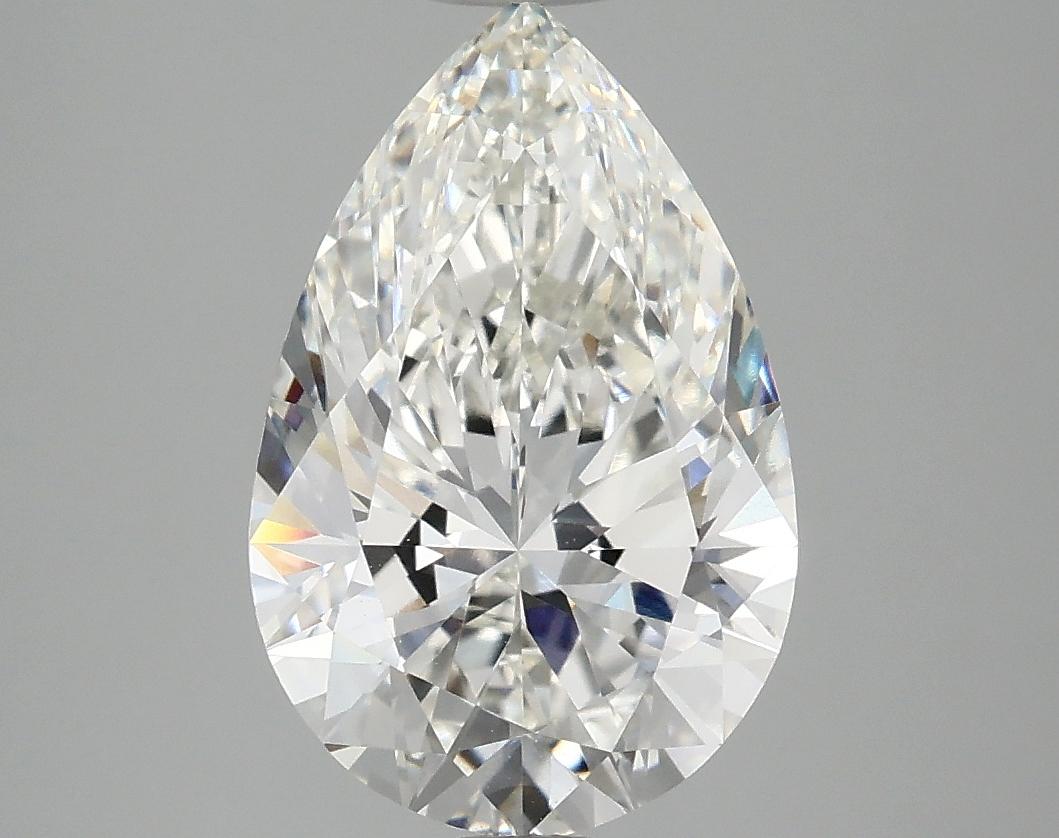 3.04 Carat Pear Shaped Excellent Cut VVS2 IGI Certified Lab Grown Diamond