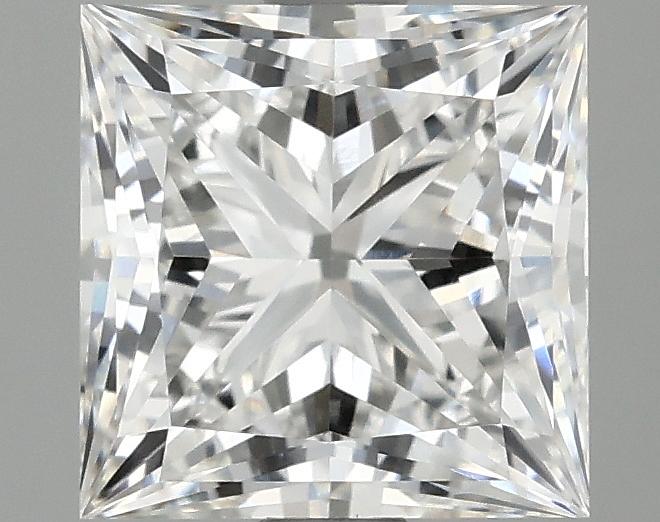 1.56 Carat Princess Shaped Ideal Cut VVS2 IGI Certified Lab Grown Diamond