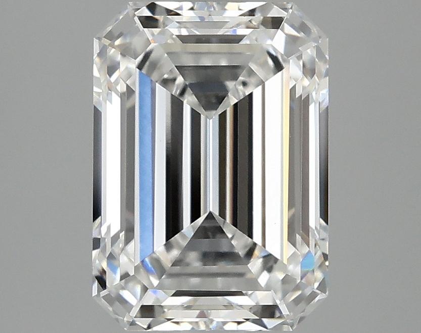 3.03 Carat Emerald Shaped Excellent Cut VVS2 IGI Certified Lab Grown Diamond