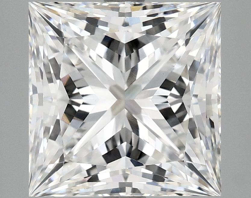 5.08 Carat Princess Shaped Ideal Cut VVS2 IGI Certified Lab Grown Diamond