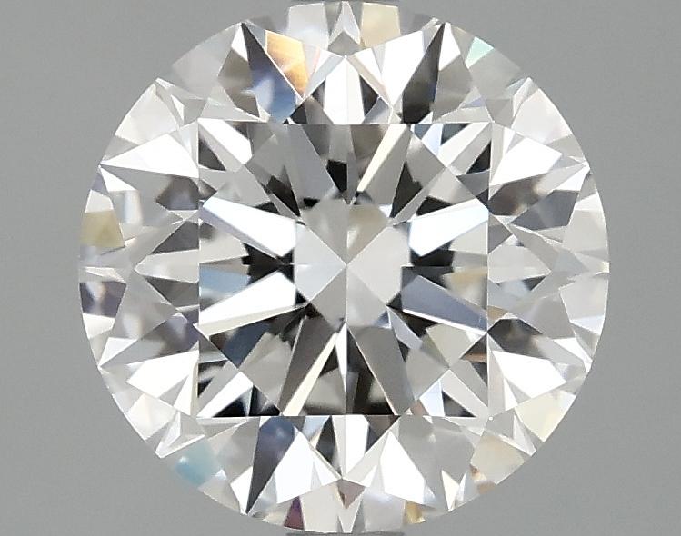 2.57 Carat Round Shaped Ideal Cut VVS2 IGI Certified Lab Grown Diamond