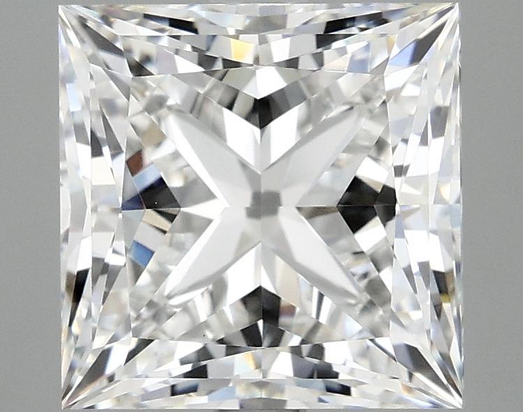 4.11 Carat Princess Shaped Ideal Cut VVS2 IGI Certified Lab Grown Diamond