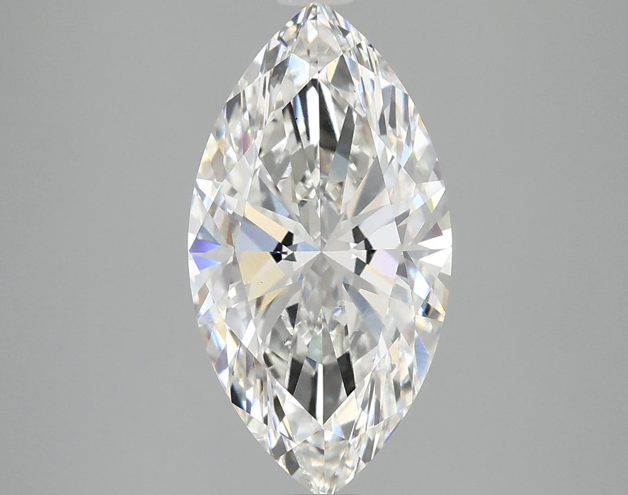 3.06 Carat Marquise Shaped Excellent Cut VS2 IGI Certified Lab Grown Diamond