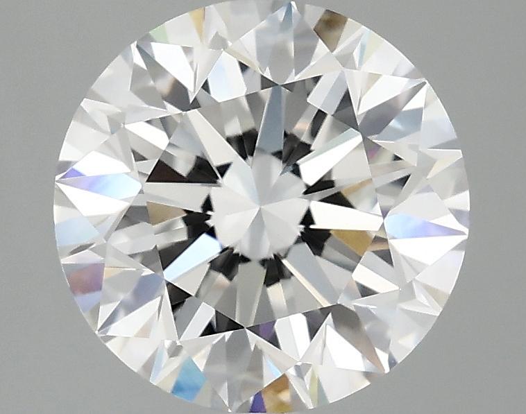2.82 Carat Round Shaped Excellent Cut VVS2 IGI Certified Lab Grown Diamond