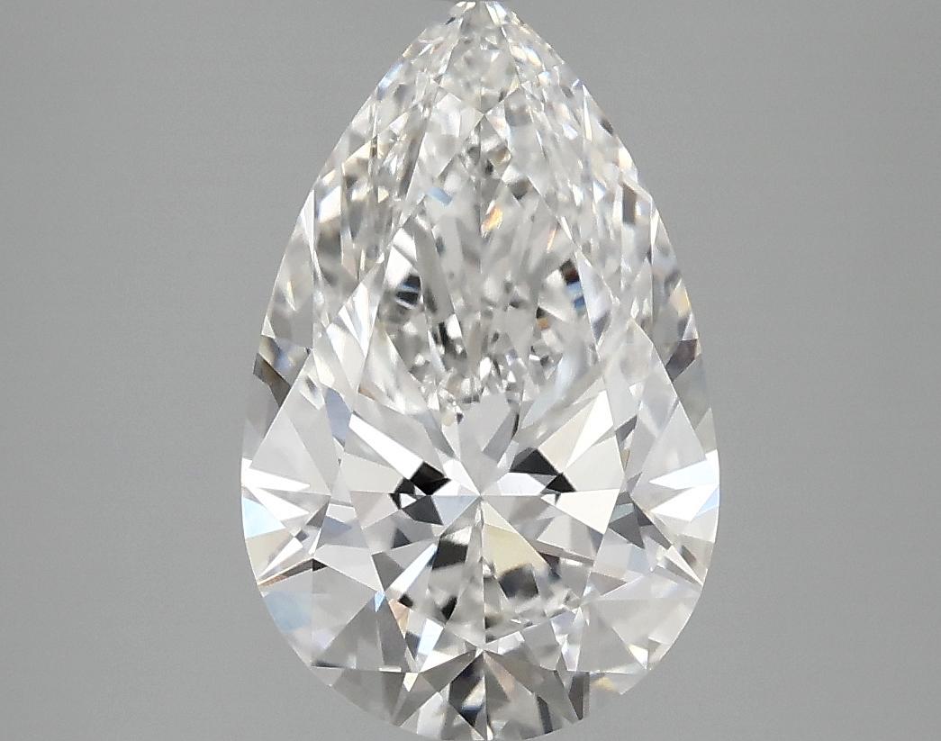 2.89 Carat Pear Shaped Ideal Cut VVS2 IGI Certified Lab Grown Diamond